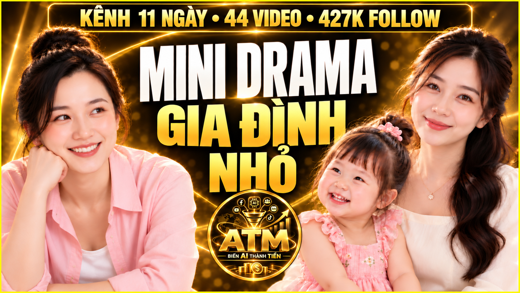 Quy trình Video AI Câu Chuyện Gia Đình Nhỏ (Mini Drama 69K)